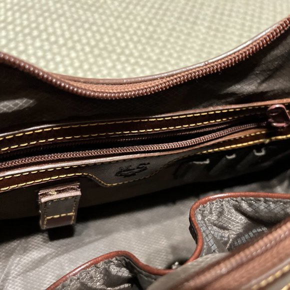 MC 2 Tone Brown Handbag - Picture 10 of 15